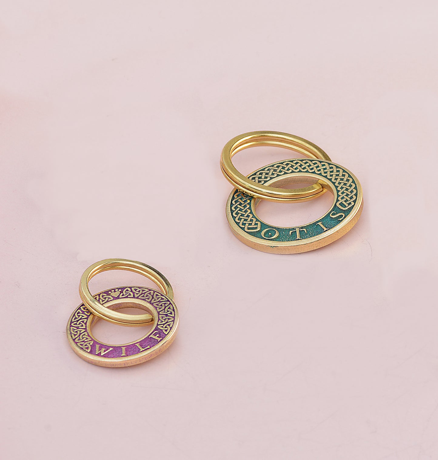 The Infinity Tag – Celtic Spiral Pet Tag