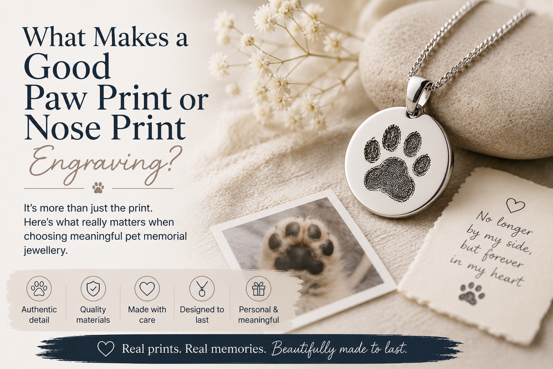 What Makes a Good Paw Print or Nose Print Engraving?