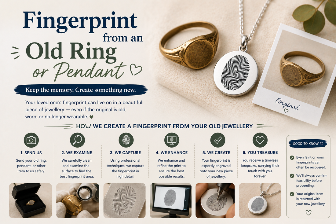 Fingerprint from an Old Ring or Pendant — Yes We Can | Tag A Paw