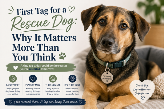 First Tag for a Rescue Dog: Why It Matters More Than You Think | Tag A Paw