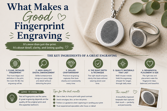 What Makes a Good Fingerprint Engraving | Tag A Paw
