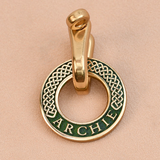 The Infinity Tag – Celtic Spiral Pet Tag